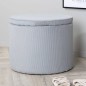Venture Home Hocker Dunken 51x51x43 cm Kord Grau Venture Home Hocker Dunken 51x51x43 cm Kord Grau