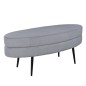 Venture Home Ottomane Otto 100x40x41 cm Kord Schwarz und Grau Venture Home Ottomane Otto 100x40x41 cm Kord Schwarz und Grau