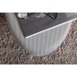 Venture Home Ottomane Otto 100x40x41 cm Kord Schwarz und Grau Venture Home Ottomane Otto 100x40x41 cm Kord Schwarz und Grau