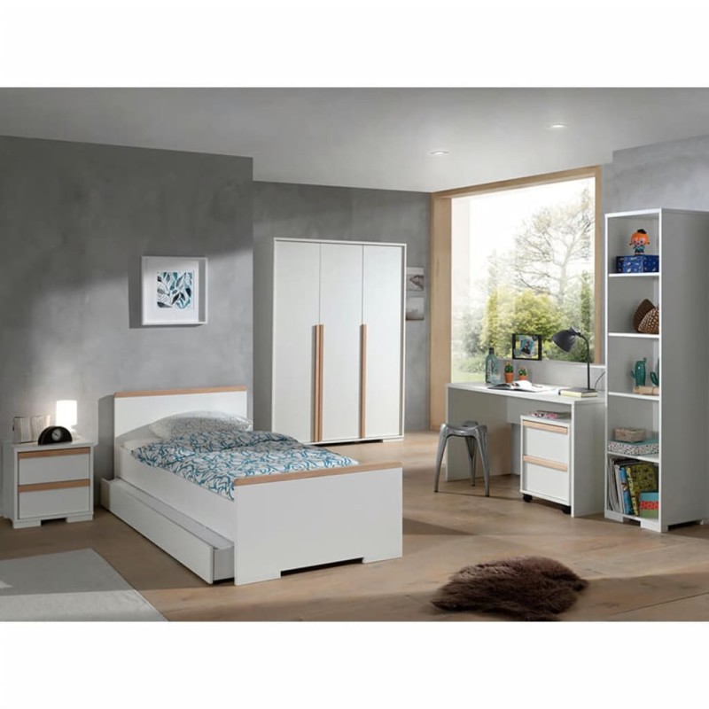 Vipack Rollcontainer London 2-Schubladen Holz Weiß Vipack Rollcontainer London 2-Schubladen Holz Weiß