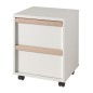Vipack Rollcontainer London 2-Schubladen Holz Weiß Vipack Rollcontainer London 2-Schubladen Holz Weiß