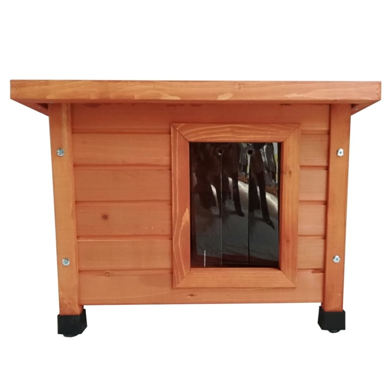 @Pet Outdoor-Katzenhaus XL 68,5x54x51,5 cm Holz Braun @Pet Outdoor-Katzenhaus XL 68,5x54x51,5 cm Holz Braun
