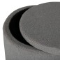 Venture Home Hocker Dunken 51x51x43 cm Teddy Grau Venture Home Hocker Dunken 51x51x43 cm Teddy Grau