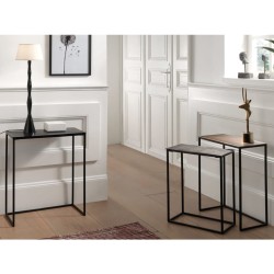 Rousseau 3-tlg. Beistelltisch-Set Triplex Metall Mehrfarbig