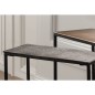 Rousseau 3-tlg. Beistelltisch-Set Triplex Metall Mehrfarbig Rousseau 3-tlg. Beistelltisch-Set Triplex Metall Mehrfarbig