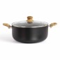 Livoo Kochtopf Stein- & Holz-Optik 28 cm 6 L Aluminium Livoo Kochtopf Stein- & Holz-Optik 28 cm 6 L Aluminium