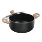 Livoo Kochtopf Stein- & Holz-Optik 28 cm 6 L Aluminium Livoo Kochtopf Stein- & Holz-Optik 28 cm 6 L Aluminium