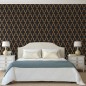 DUTCH WALLCOVERINGS Tapete Geometric Schwarz und Golden DUTCH WALLCOVERINGS Tapete Geometric Schwarz und Golden
