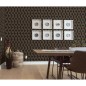 DUTCH WALLCOVERINGS Tapete Geometric Schwarz und Golden DUTCH WALLCOVERINGS Tapete Geometric Schwarz und Golden