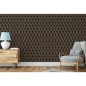 DUTCH WALLCOVERINGS Tapete Geometric Schwarz und Golden DUTCH WALLCOVERINGS Tapete Geometric Schwarz und Golden