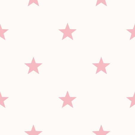 Noordwand Tapete Friends & Coffee Little Stars Rosa und Weiß