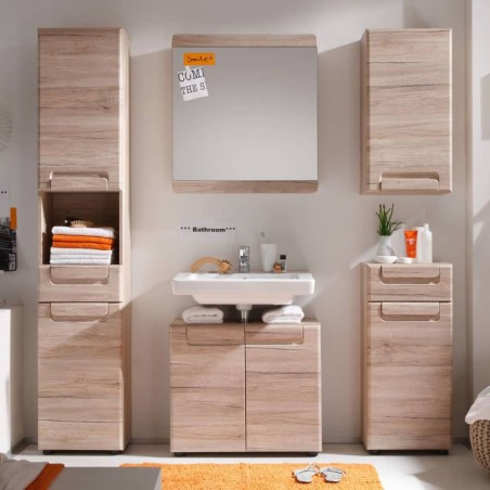 Trendteam Standschrank Malea San Remo Eichen-Optik 