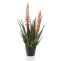 Emerald Künstliche Aloe mit 2 Blumen 80 cm im Topf Emerald Künstliche Aloe mit 2 Blumen 80 cm im Topf