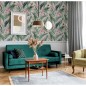 DUTCH WALLCOVERINGS Tapete Lush Tropical Rosa und Blau DUTCH WALLCOVERINGS Tapete Lush Tropical Rosa und Blau