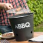 ProGarden Grilleimer BBQ 26 cm Mattschwarz ProGarden Grilleimer BBQ 26 cm Mattschwarz