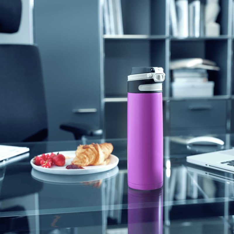 Leifheit Thermosflasche Flip 600 ml Lila Leifheit Thermosflasche Flip 600 ml Lila