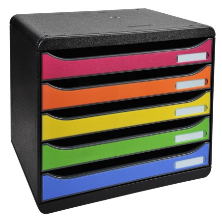 Exacompta Big-Box Plus Schubladenbox Plus Horizon 5 Laden Harlequin