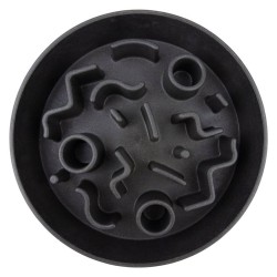 DISTRICT70 Anti-Schling-Napf für Hunde Bambus 28 cm Dunkelgrau