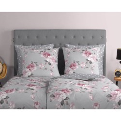 Good Morning Bettwäsche-Set Belle 155x220 cm Grau