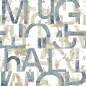 Noordwand Tapete Friends & Coffee Words and Letters Blau und Metallic Noordwand Tapete Friends & Coffee Words and Letters Blau und Metallic
