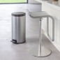 Curver Tretmülleimer Deco Rund 30L Silbern Curver Tretmülleimer Deco Rund 30L Silbern