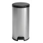Curver Tretmülleimer Deco Rund 30L Silbern Curver Tretmülleimer Deco Rund 30L Silbern