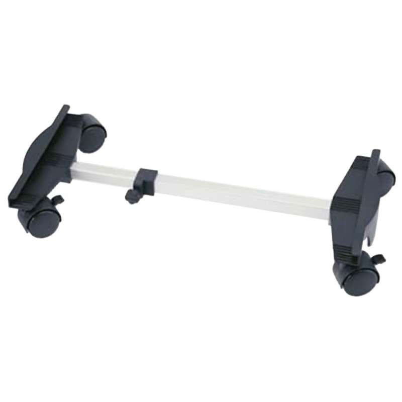 Qlima Rollwagen für Gasheizer Chariot 35-57,5 cm Schwarz und Silbern Qlima Rollwagen für Gasheizer Chariot 35-57,5 cm Schwarz und Silbern