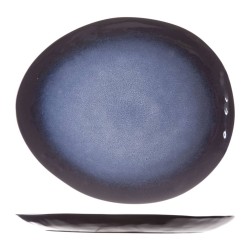 Cosy & Trendy Teller Sapphire 4 Stk. Oval 27,5x23 cm Saphirblau