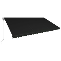 vidaXL Automatisch Einziehbare Markise 600×300 cm Anthrazit