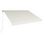 vidaXL Automatisch Einziehbare Markise 400×300 cm Creme vidaXL Automatisch Einziehbare Markise 400×300 cm Creme