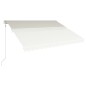 vidaXL Automatisch Einziehbare Markise 400×300 cm Creme vidaXL Automatisch Einziehbare Markise 400×300 cm Creme