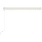 vidaXL Automatisch Einziehbare Markise 400×300 cm Creme vidaXL Automatisch Einziehbare Markise 400×300 cm Creme