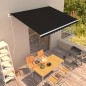 vidaXL Automatisch Einziehbare Markise 400×300 cm Anthrazit vidaXL Automatisch Einziehbare Markise 400×300 cm Anthrazit