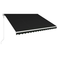 vidaXL Automatisch Einziehbare Markise 400×300 cm Anthrazit