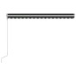 vidaXL Automatisch Einziehbare Markise 400×300 cm Anthrazit vidaXL Automatisch Einziehbare Markise 400×300 cm Anthrazit