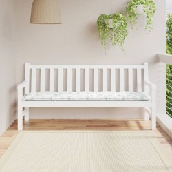 vidaXL Gartenbank-Auflage Blattmuster 180x50x7 cm Oxford-Gewebe