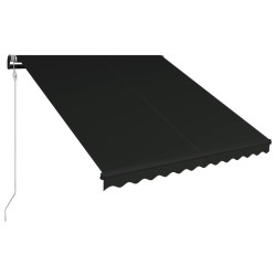 vidaXL Automatisch Einziehbare Markise 300 x 250 cm Anthrazit