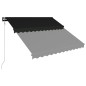 vidaXL Automatisch Einziehbare Markise 300 x 250 cm Anthrazit vidaXL Automatisch Einziehbare Markise 300 x 250 cm Anthrazit
