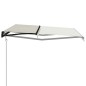 vidaXL Automatisch Einziehbare Markise 600×300 cm Creme vidaXL Automatisch Einziehbare Markise 600×300 cm Creme