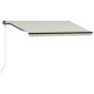 vidaXL Automatisch Einziehbare Markise 400×300 cm Creme vidaXL Automatisch Einziehbare Markise 400×300 cm Creme