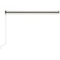 vidaXL Automatisch Einziehbare Markise 400×300 cm Creme vidaXL Automatisch Einziehbare Markise 400×300 cm Creme