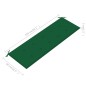 vidaXL 3-Sitzer-Gartenbank mit Auflage 150 cm Massivholz Eukalyptus vidaXL 3-Sitzer-Gartenbank mit Auflage 150 cm Massivholz Eukalyptus