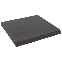 vidaXL Tischplatte 60x60x(2-6) cm Massivholz Behandelt Baumkante