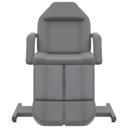 vidaXL Kosmetikstuhl Kunstleder Grau 180x62x78 cm