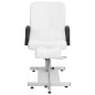 vidaXL Massagestuhl mit Fußstütze Weiß 127x60x98 cm Kunstleder vidaXL Massagestuhl mit Fußstütze Weiß 127x60x98 cm Kunstleder