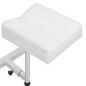 vidaXL Massagestuhl mit Fußstütze Weiß 127x60x98 cm Kunstleder vidaXL Massagestuhl mit Fußstütze Weiß 127x60x98 cm Kunstleder