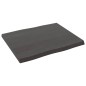 Tischplatte 60x50x4 cm Massivholz Eiche Behandelt Baumkante Tischplatte 60x50x4 cm Massivholz Eiche Behandelt Baumkante