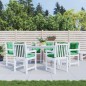 vidaXL Gartenstuhlauflagen für Niedriglehner 6 Stk. Grün 100x50x7 cm vidaXL Gartenstuhlauflagen für Niedriglehner 6 Stk. Grün 100x50x7 cm