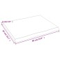 Tischplatte 60x50x4 cm Massivholz Eiche Behandelt Baumkante Tischplatte 60x50x4 cm Massivholz Eiche Behandelt Baumkante