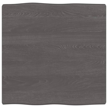 vidaXL Tischplatte 60x60x(2-4) cm Massivholz Behandelt Baumkante
